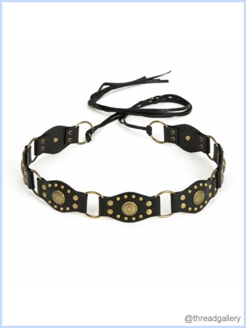 Hand Woven Wax Rope Braid Bohemian Waist Belt